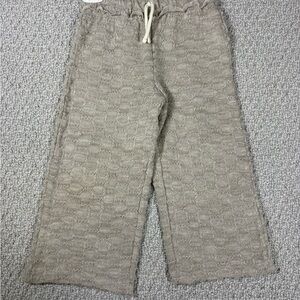 Zara Textured Beige Pants size 5